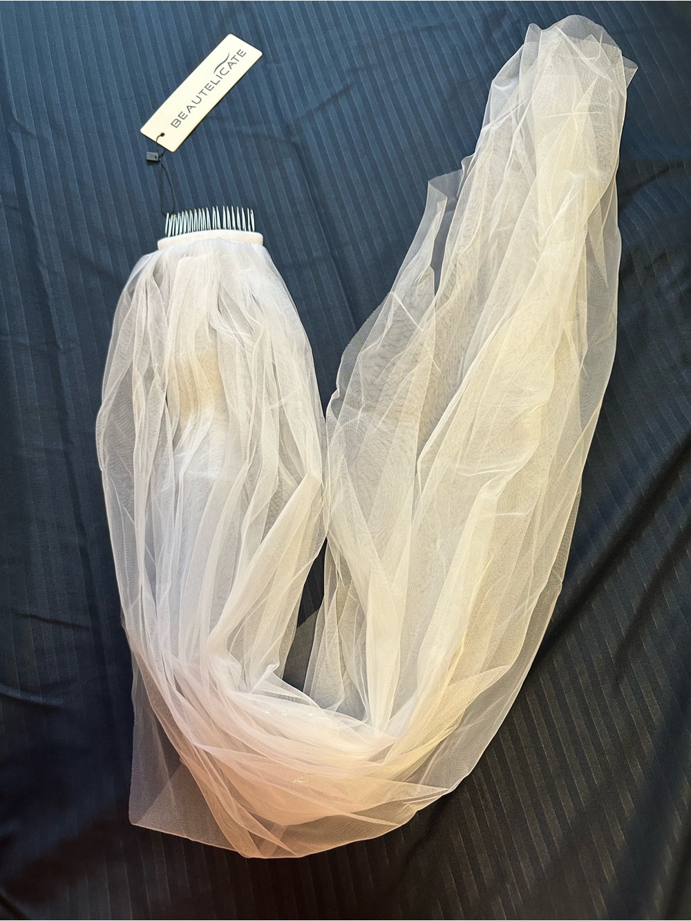 White Sheer Tulle Skirt Overlay